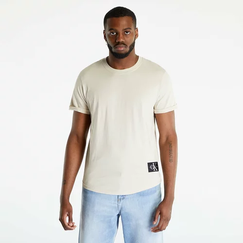 Calvin Klein Jeans Badge Turn Up Sleeve S/S Knit Top