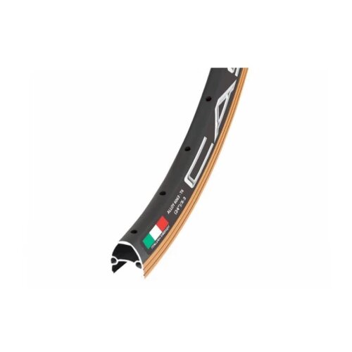  Obruč 26x1.5 alu dupli crni anodizirani oranž linija Slike