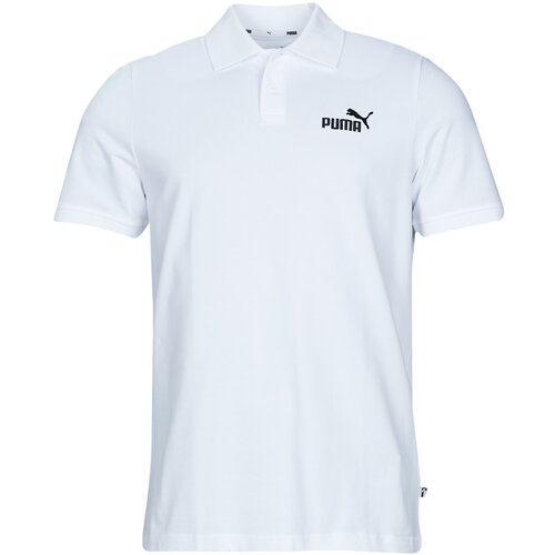 Puma ess logo pique polo bijela Slike