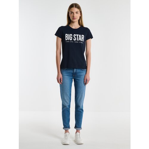 Big Star Woman's T-shirt 152131 Navy Blue 403 Cene
