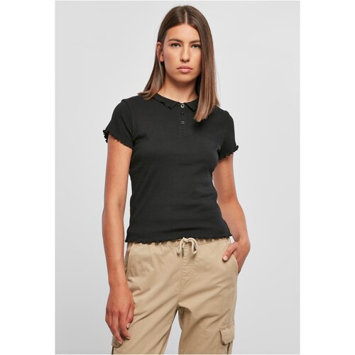 UC Ladies Ladies Rib Polo Tee black Slike