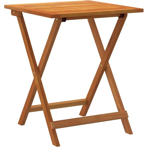  Stol za vrt Prirodna 60 x 60 x 72 cm Čvrsto drvo akacije Slike