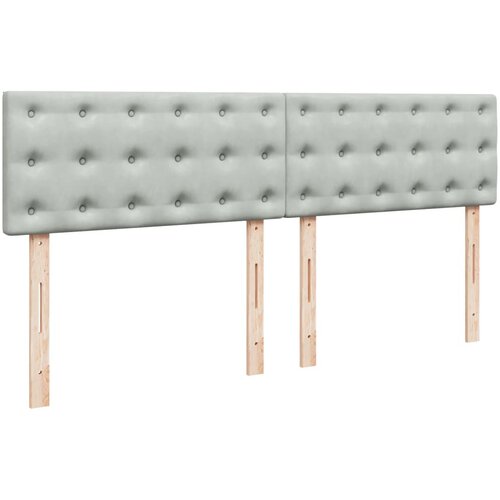  Krevet s oprugama i madracem svjetlosivi 180x200 cm bar&amp;scaron;unasti Slike