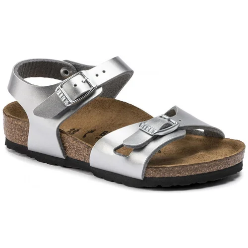 Birkenstock Rio kids bf Srebrna