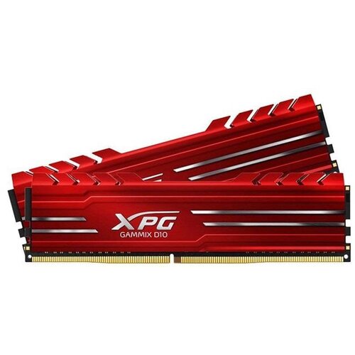 Adata DDR4 2x8GB 2400MHz XPG Gammix D10 CL16 Red, AX4U240038G16-DRG ram memorija Slike