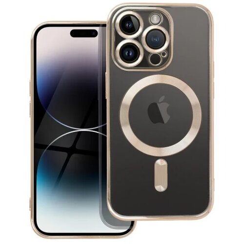  Electro Mag Cover case compatible with MagSafe for IPHONE 14 PRO gold Cene