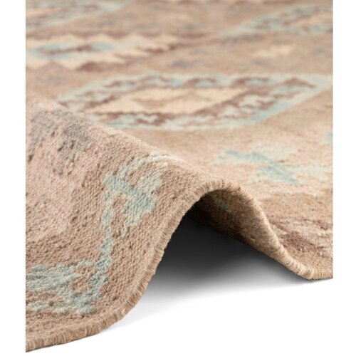Hanse Home Svetlo modra/bež obojestranska ročno tkana volnena preproga 160x230 cm Kamal Dune &amp;ndash; Nouristan Slike