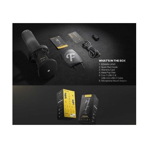 Fantech microfon wired UFM1 sonara crni Slike