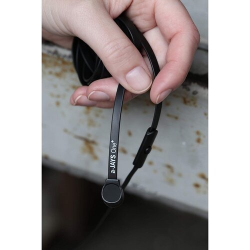 Jays Stereo Slu&amp;scaron;alke &amp;quot;a- One+&amp;quot; s 3.5mm jack kablom 1.15m in kontrolami - Črne Slike