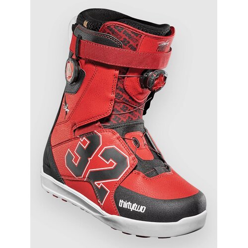 ThirtyTwo Lashed Db Zeb 2026 Trdi snowboard cevlji black / red Slike