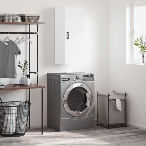 The Living Store Stenska omarica bela 34,5x34x90 cm - Stenska Omarica, (21429744) Slike