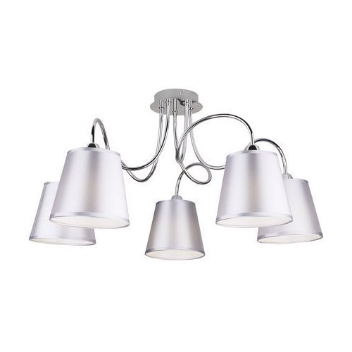 Candellux luster/visilica-luk viseća lampa 5X40W E14 hrom Slike