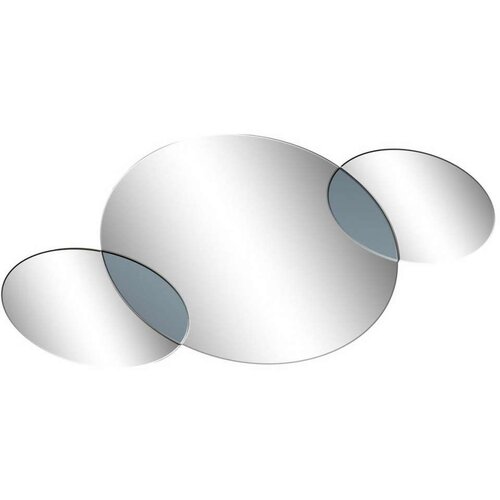  Zidno ogledalo DKD Home Decor Crna moderan krugovi 134 x 2 x 61 cm Cijene