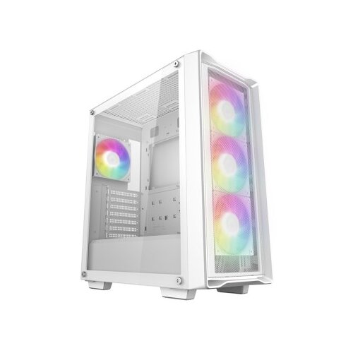 DeepCool Računalni&scaron;ko ohi&scaron;je CC560 MESH V2, ATX, Midi-Tower, ARGB, Kaljeno steklo, belo Cene