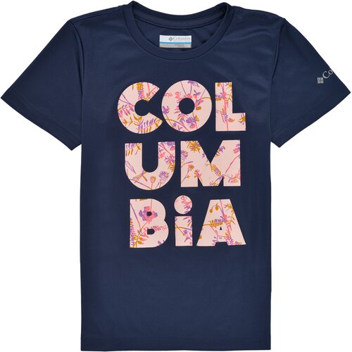 Columbia Majice s kratkimi rokavi PETIT POND GRAPHIC Modra Slike