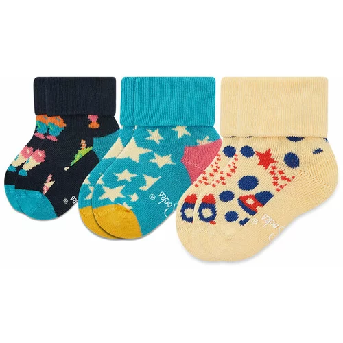 Happy Socks Set 4 parov otroških visokih nogavic