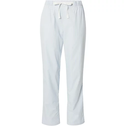 Tommy Hilfiger Underwear Pidžama hlače svijetloplava / bijela