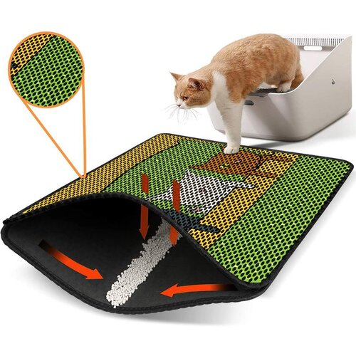 WALLXPERT Nrszn0231 multicolor cat litter mat Cene