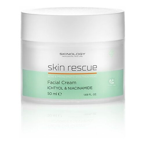Skinology skin rescue noćna krema za lice 50ml 5QX6QA9 Slike