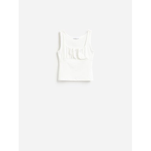 Reserved Nabrani top - bijela Slike