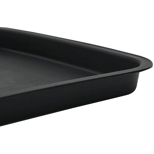  Kvadratna posuda za cvijeće 6 pcs Crna 21 x 21 x 2 cm Plastika Slike