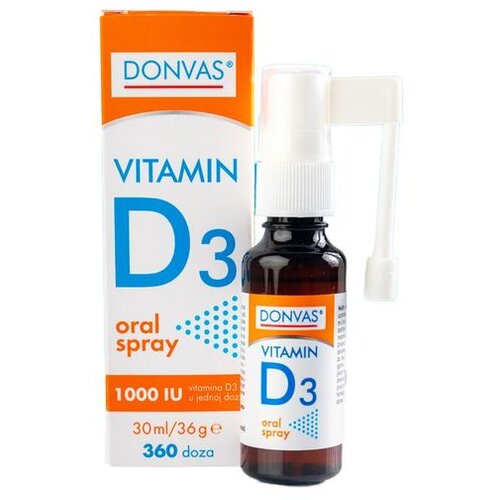 Donvas VITAMIN D3 oral spray VITAMI&reg;, rastvor za raspr&scaron;ivanje 30ml Cene