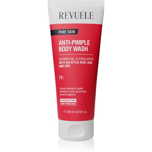 Revuele Pure Skin Anti-Pimple eksfoliacijski gel za prhanje proti aknam 200 ml Cene