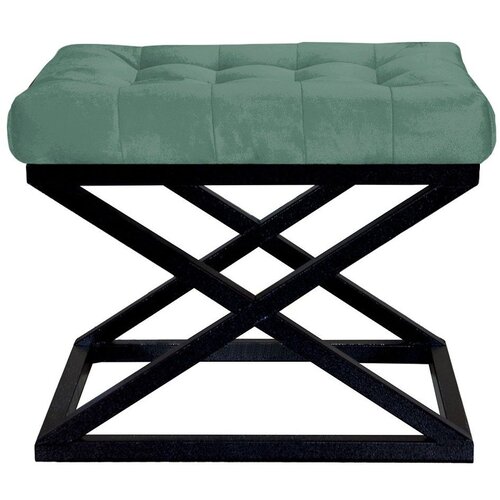Atelier Del Sofa Tabure 50x42x40cm, Crno-Zeleno Cene