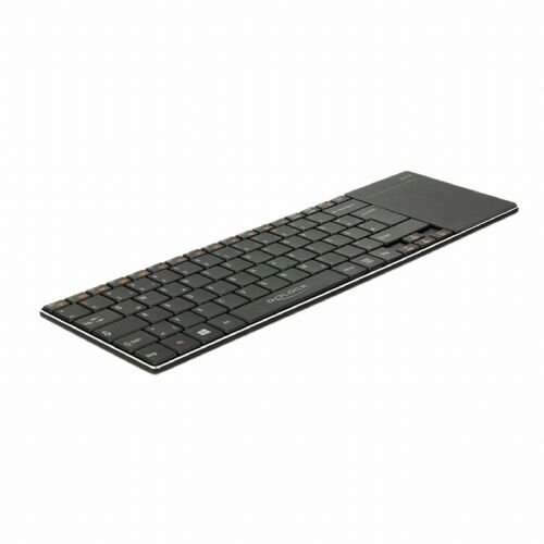 Delock tipkovnica brezžična touchpad črna de razporeditev tipk Cene