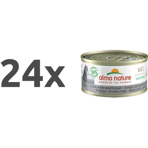 Almo Nature HFC Natural konzerva &ndash; tuna in sardoni &ndash; 70 g 24 x 70 g Cene