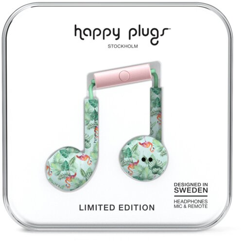 Happy Plugs Earbud Plus slu&scaron;alice, Pink Flamingos Cijene