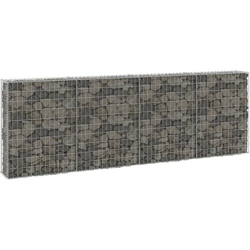 vidaXL Gabionski zid s poklopcima od pocinčanog čelika 300x30x100 cm Cijene
