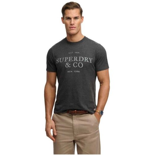 Superdry tamnosiva mu&amp;scaron;ka majica Slike