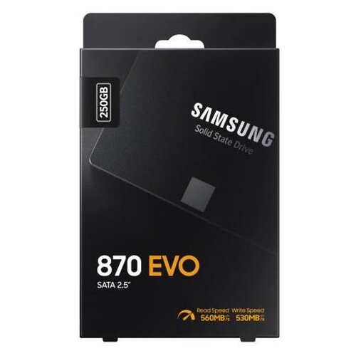 SSD 250GB Samsung 870 EVO 2,5&amp;quot; SATA MZ-77E250B/EU Slike