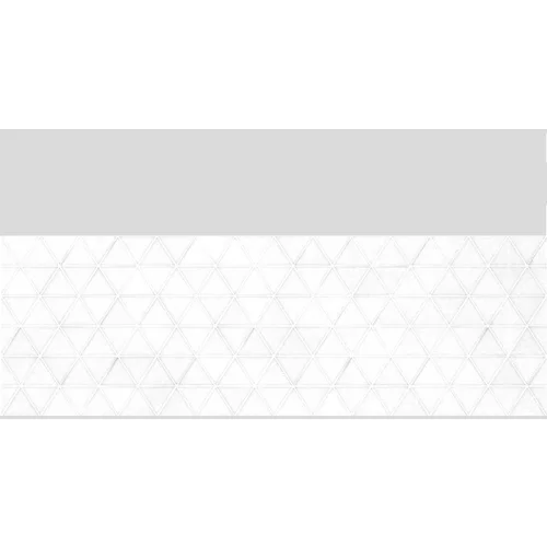 Dekor Stenska ploščica Clario (25 x 75 cm, bela, dekor 3D, mat)