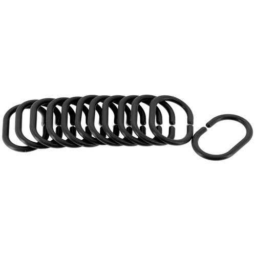 Tendance Alke za zavesu set 12/1 4x6cm pp crna Slike