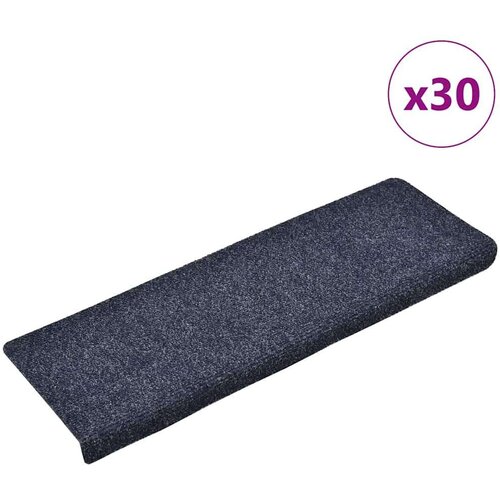 vidaXL Samoljepljivi otirači za stepenice 30 kom plave 65x21x4 cm Cene