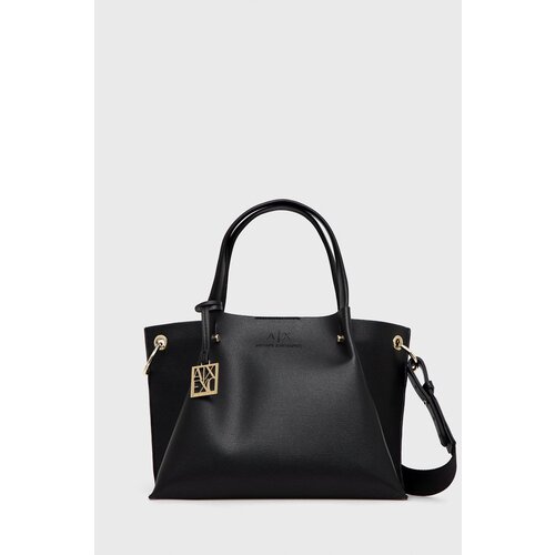Armani Exchange Torbica črna barva Slike