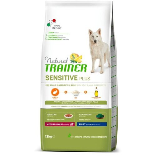Natural trainer hrana za pse srednjih i velikih rasa  sensitive plus, zečetina, 12kg Cene