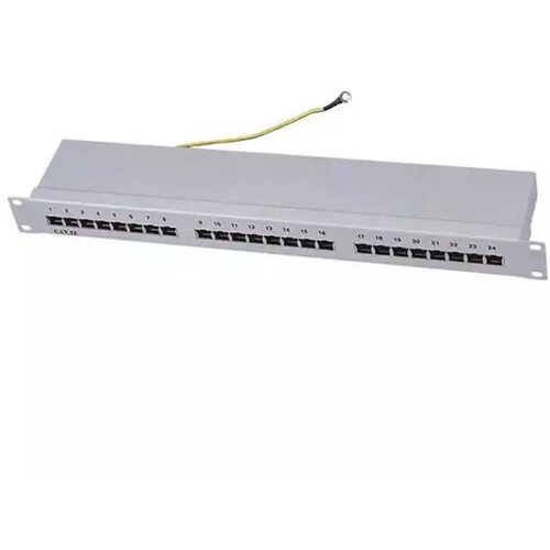 Netiks Patch panel 19/1U sa 24 RJ-45 STP kat. 6 Fully Shielded, Krone LSA, držač kablova sa zadnje Cene
