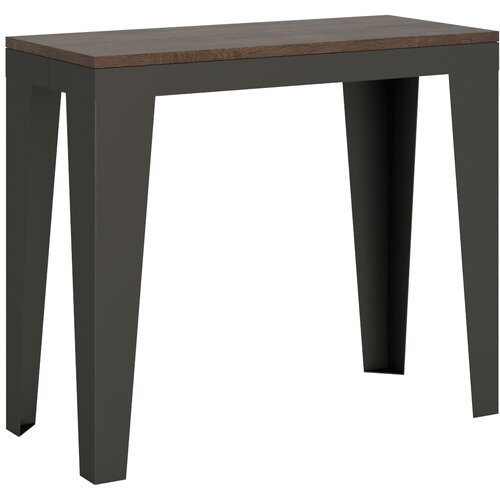 Ityhome 90 x 77 konzolna miza rjava, (20847568) Slike