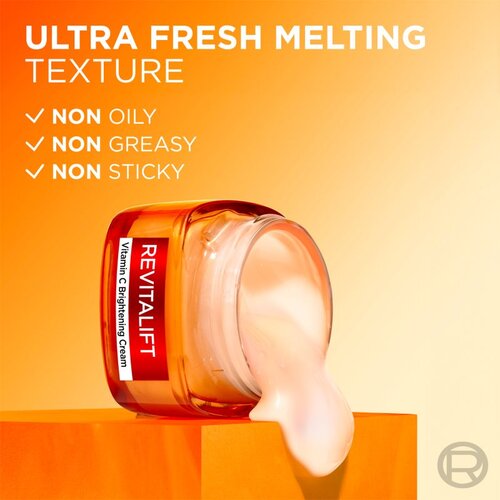 L&amp;acute;Or&amp;eacute;al Paris Revitalift Vitamin C Brightening Cream dnevna krema za obraz za vse tipe kože 50 ml za ženske Slike
