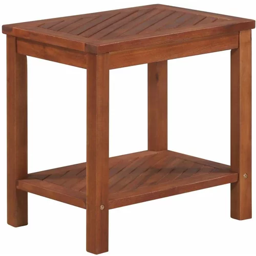  Bočni stolić od masivnog bagremovog drva 45 x 33 x 45 cm