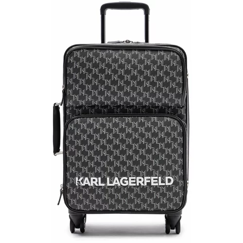 Karl Lagerfeld Majhen mehki kovček 235W3014 A999 Black