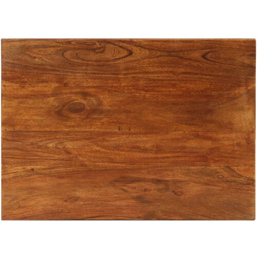  Set uklapajućih stolića 3 kom 50x35x50 cm smeđi drvo bagrema Slike