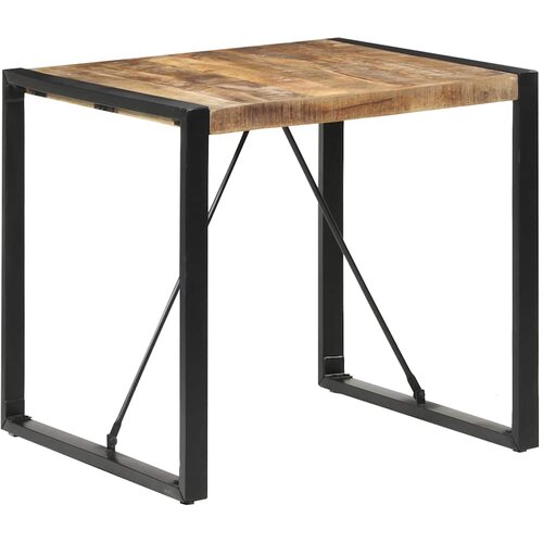  Blagovaonski stol 80 x 80 x 75 cm od grubog drva manga Slike