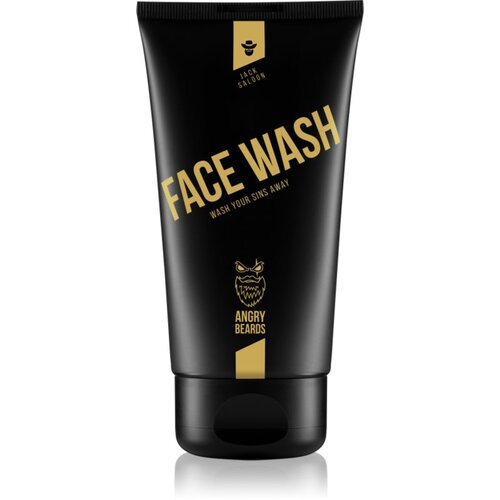 Angry Beards Jack Saloon Face Wash gel za či&amp;scaron;ćenje za lice za mu&amp;scaron;karce 150 ml Slike