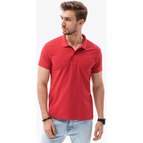 Ombre majice &amp;amp; polo majice mo&amp;scaron;ka polo majica (S1374RED) pisana Slike