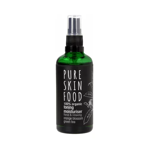 Pure Skin Food Organic Toning Moisturiser Orange Blossom - Green Tea - 100 ml