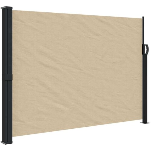  Bočna tenda na uvlačenje bež 140 x 500 cm Slike